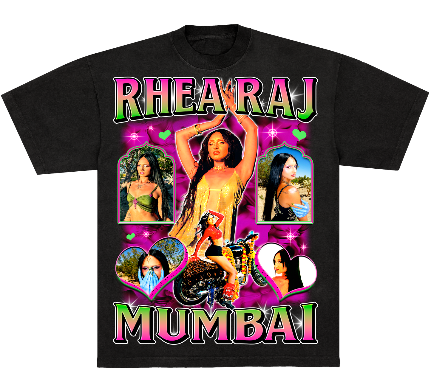 RHEA RAJ x KASH COLLECTIVE - MUMBAI BOLLYWOOD STYLE TEE